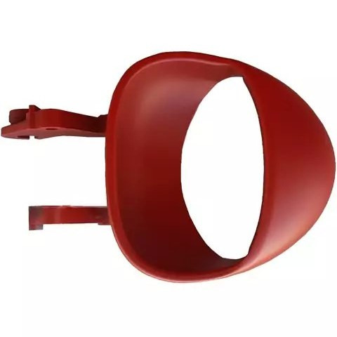 زبانه دستگیره پلاستیک داخلی درب کوییک طوسی و قرمز