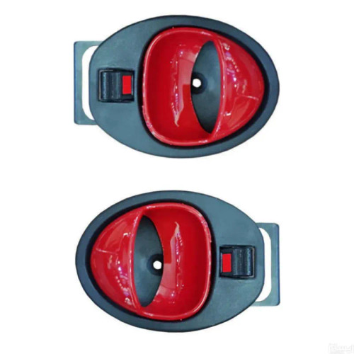 دستگیره فلزی داخلی درب کوییک طوسی و قرمز